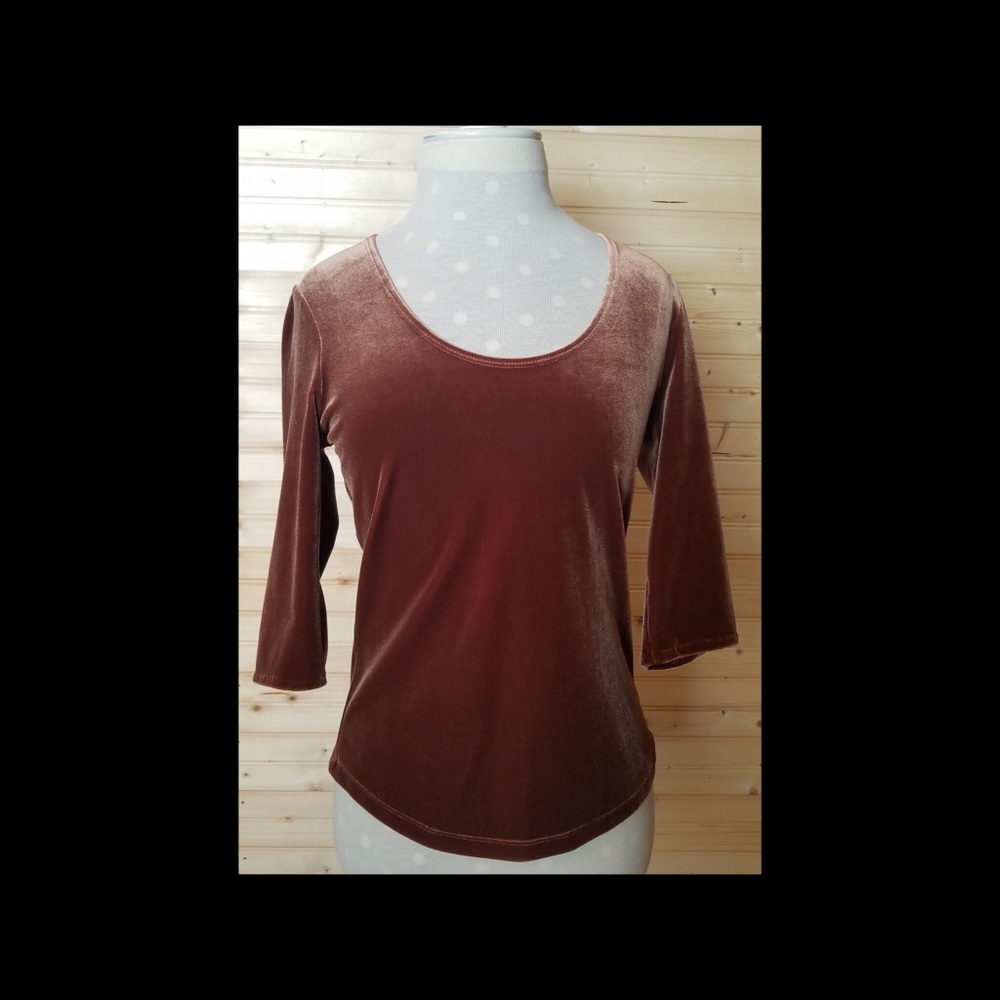 Copper Crush Velvet Shirt